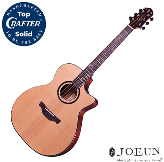 [크래프터] 어쿠스틱기타 Able G 600ce N (탑솔리드 GA바디 컷어웨이 EQ), 단품, 1개