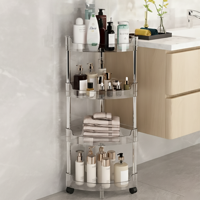 피카스페이스 욕실 코너선반 욕실 정리함 화장실 선반 무타공 욕실선반 욕실 선반, 1개