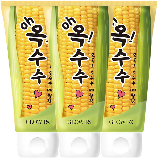 글로우알엑스 오옥!수수수 때필링, 3개, 200ml