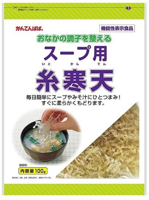 Ina 이나식품 스프용 실 한천, 10개, 100g