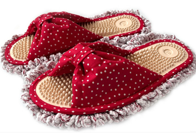 홍기 청소실내화, 17)도트지압레드, 1개