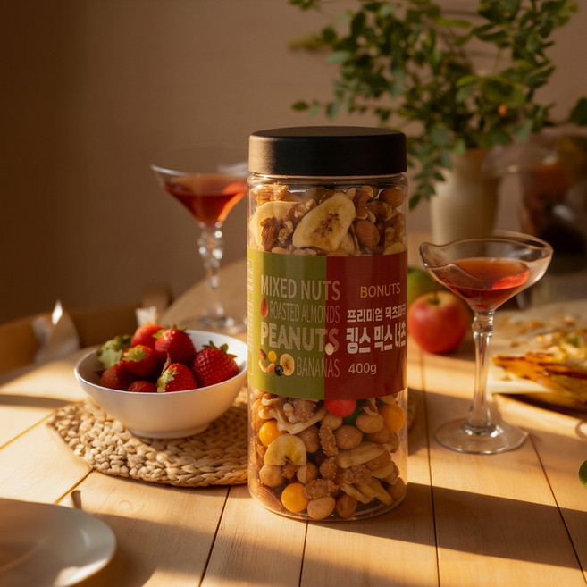 고소한 견과믹스넛 보너츠 킹스믹스너츠, 1개, 400g