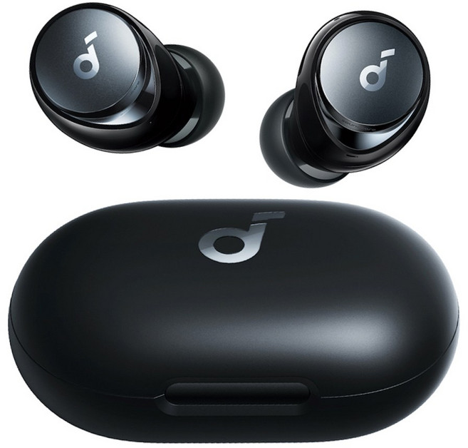 앤커 사운드코어 스페이스 A40 노이즈캔슬링 블루투스 이어폰, A3936012, 블랙