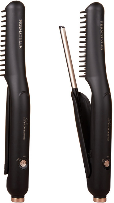 르꽁뜨바이헤어 SSK-009HI 남자 헤어고데기 가르마 뿌리볼륨 다운펌 볼륨 매직기 블랙 1개