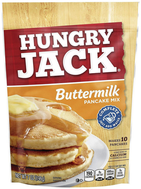 헝그리잭 버터밀크 팬케이크 믹스, 1개, 198g