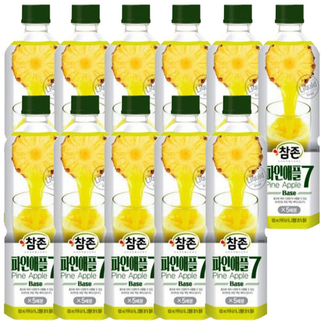 참존식품 파인애플7베이스 835ml, 11개