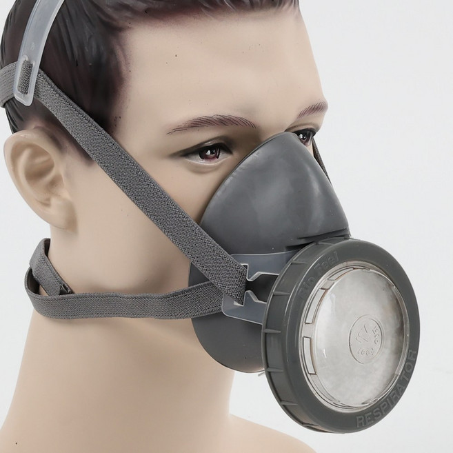 KCs 안전인증 방진 2급 단구 마스크 분진 용접 시멘트 목공 납땜, 1세트