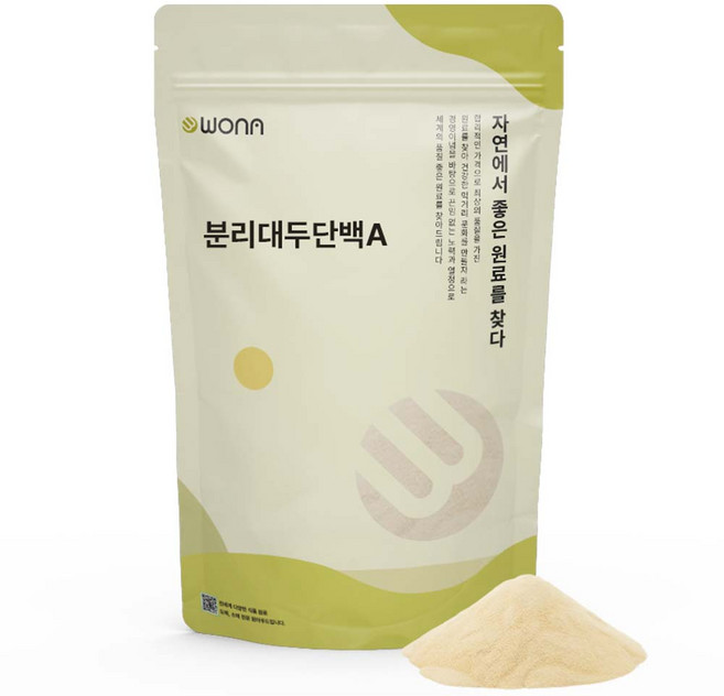 원아 분리대두단백A 1kg #식물성단백질함량 #식물성단백질보충제, 1개