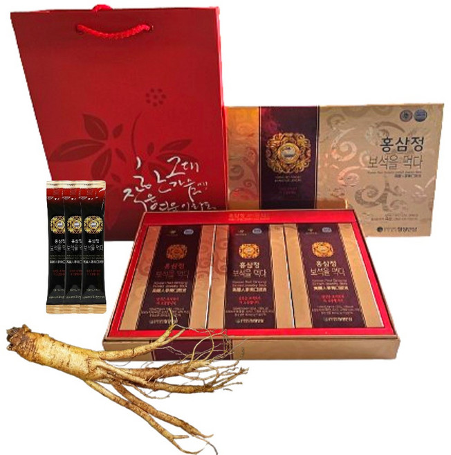 6년근 홍삼정 스틱형, 30개, 10ml