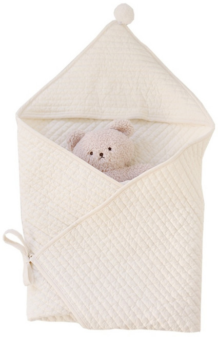 올포홈 100수 면누빔 신생아 사계절 아기 얇은 겉싸개 패드