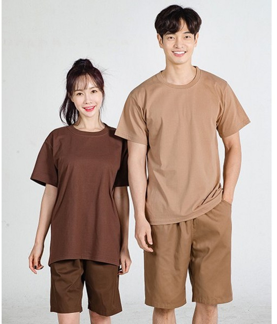 찜질복/라운드넥/사우나복/마사지/숯가마/찜방/미용복/잠옷/실내복/무지티/단체티/반티/bester/178-179