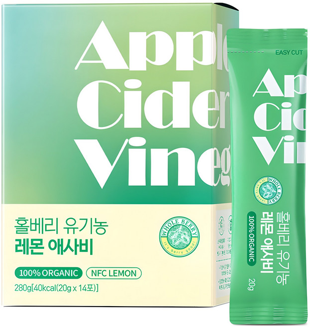 홀베리 유기농 레몬 애사비 14p, 280g, 1개