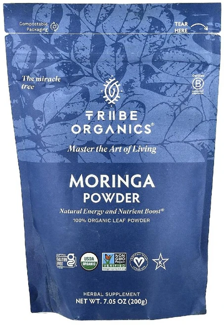 트라이브오가닉스 모링가 파우더 Moringa Powder 200g, 1개 - 쿠팡