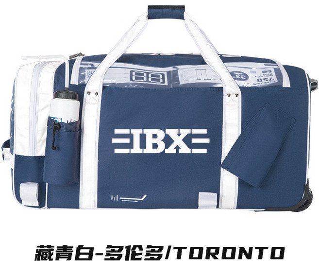 아이스하키 가방 하키백 캐리백 휠백 보호장비 보호구, 750 블루화이트 33인치 아동용