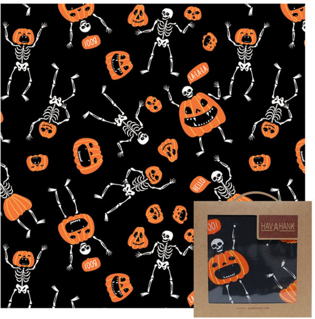 하바행크 할로윈 Skeletons Pumpkins / 패션두건 반다나 등산손수건