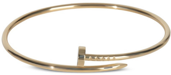 까르띠에 중고 저스트 앵 끌루 옐로 골드 스몰 브레이슬릿