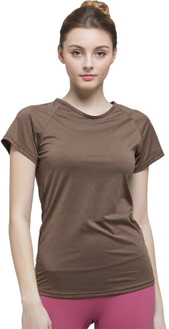 기어엑스 여성 Yoga C 루즈핏반팔01-2 (브라운)