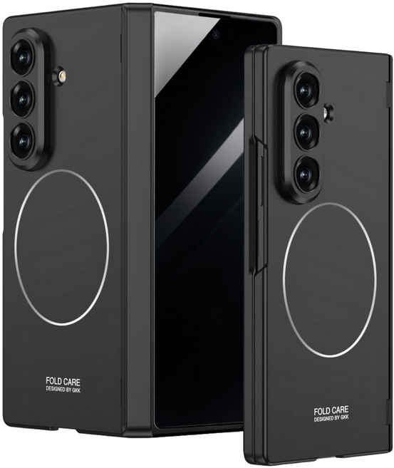 삼성 Z폴드 맥세이프 강화유리 일체형 힌지보호 케이스 지문방지 풀커버 슬림 하드케이스