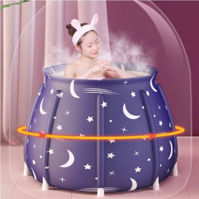 접이식 항아리 튜브형 반신욕조 가정용 사우나기, 처피 항아리욕조_블루유니콘, 처피 본상품선택