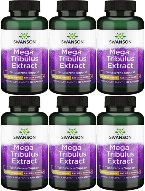 스완슨 메가 트리불러스 남가새 추출물 250mg, 6개, 120정 - 쿠팡