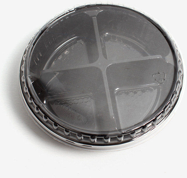 더팩컴퍼니 170파이검정원형 4칸, 1개입, 400개