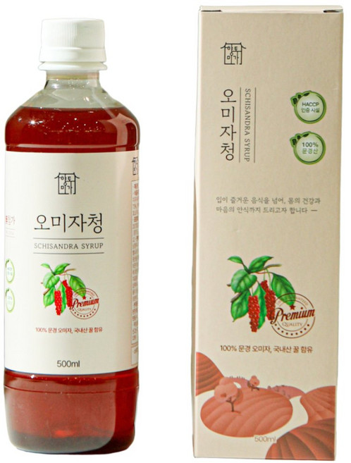 문경 오미자 향토미가 문경 생오미자 청 원액, 1개, 1개입, 500ml