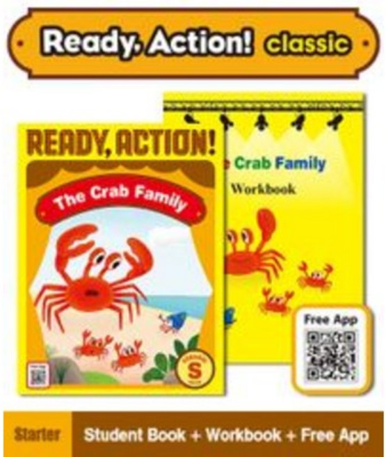 Ready Action Classic Starter: The Crab Family SB+WB (with QR), A List, Ready Action Classic Starter.., Romi Park(저)