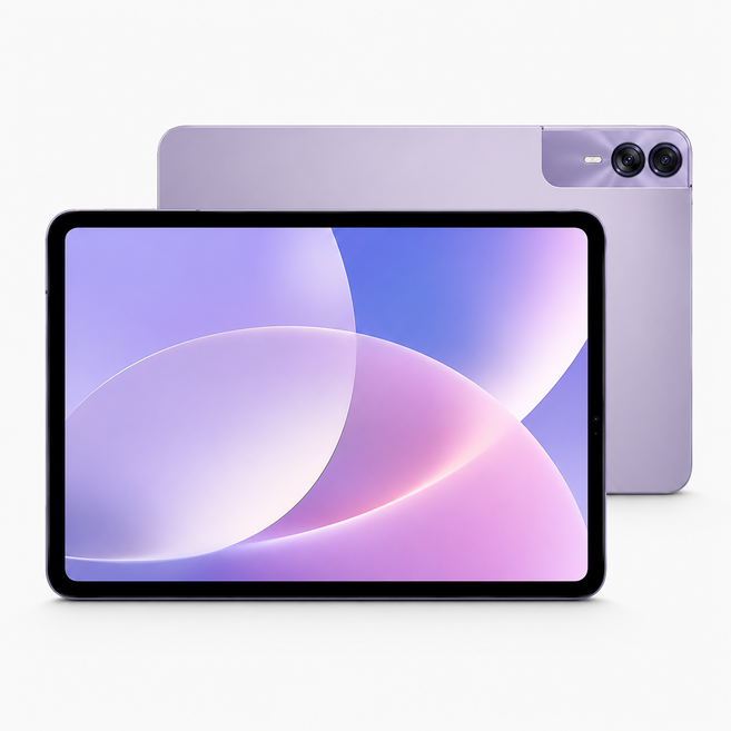 태블릿 11인치 OLED 4K Android 14 4G LTE 통화가능 GPS 12000mAh 대용량 배터리 가성비 학습용 영상, Wi-Fi + 셀룰러, 128GB, 퍼플