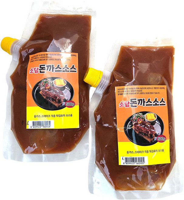 새마원 소담 돈까스소스 500g, 2개