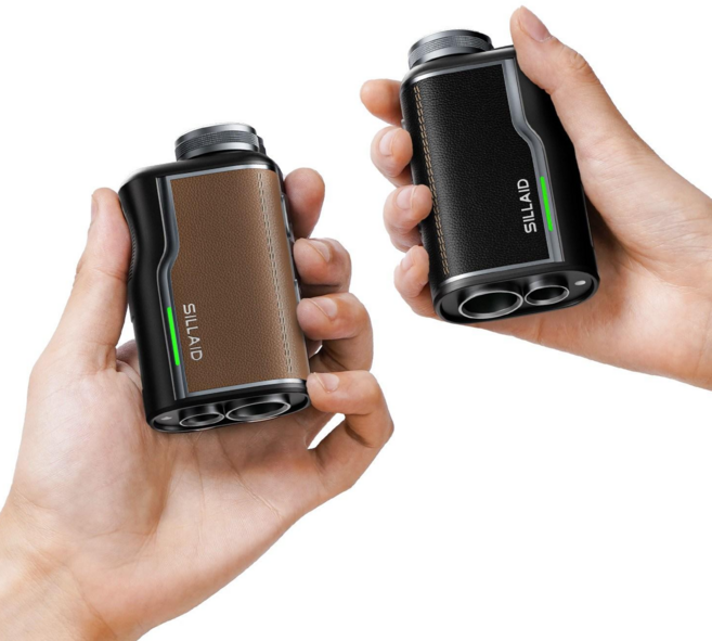 SILLAID 레이저 골프 거리측정기 미니 VM1 골프 경기용 1000m 0.04s측정, 블랙