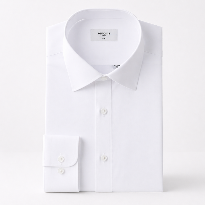 레노마셔츠 스판 구김적은 링클프리 남성 정장 와이셔츠 일반핏 Z002WH