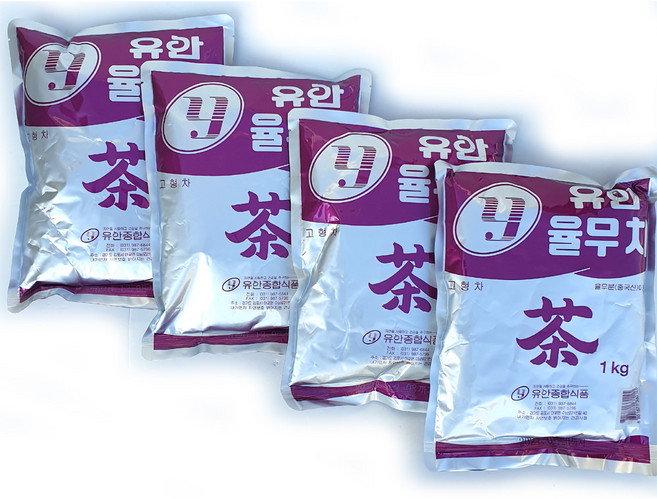 [유안] 율무차 고형, 1kg, 1개입, 4개