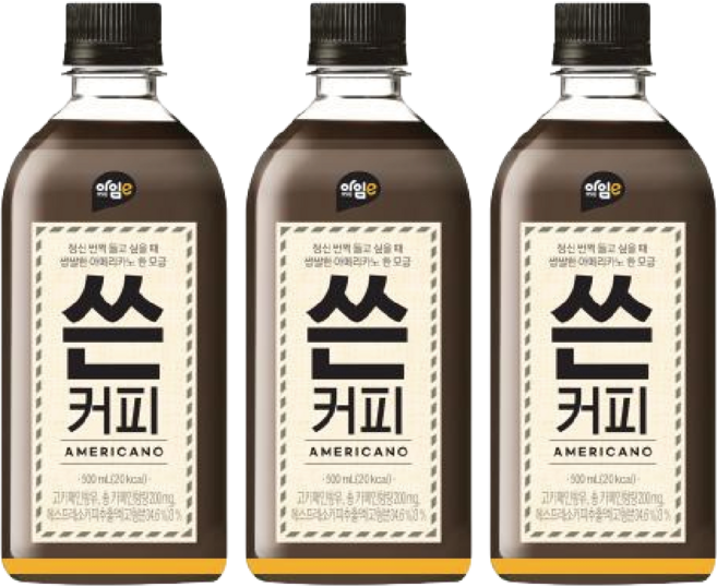 민생쓴커피500ml, 24개, 500ml, 1개입