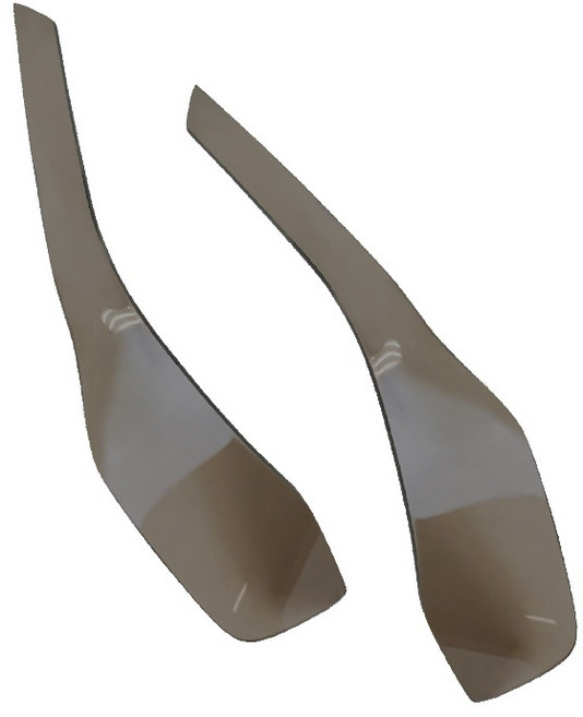 Largepower RTS 125/135/165 大燈護片 燻灰黑, 1個, (燻灰黑)大燈護片*1片+3M超黏子母扣