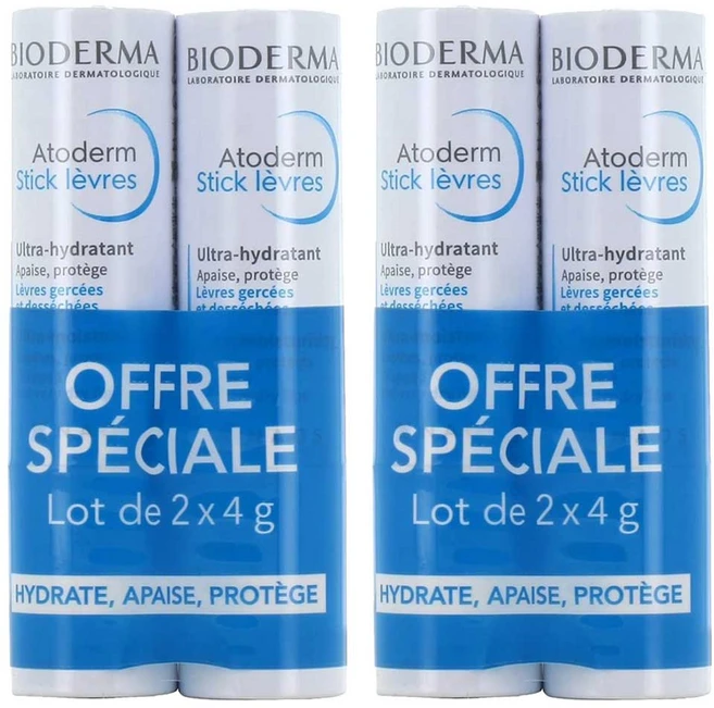 바이오더마 아토덤 스틱 레브르 울트라 하이드라텐트 립밤 2개입, 무향, 8g, 2개 - 쿠팡