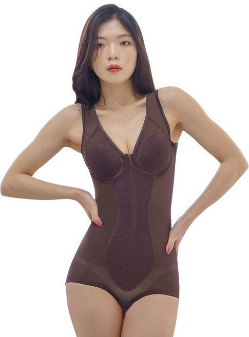 예스플러스 보정속옷 클라르테_풀컵 몰드 지퍼올인원