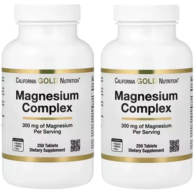 레이크 에비뉴 뉴트리션 마그네슘 복합체 300mg 250정 x 2, 2개 - 쿠팡