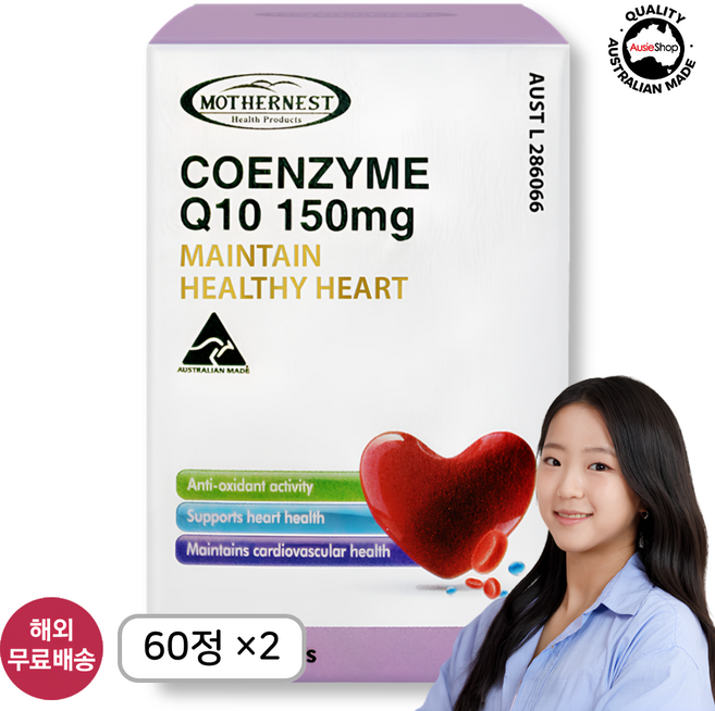 마더네스트 코엔자임 CoQ10 150mg, 2개, 60정