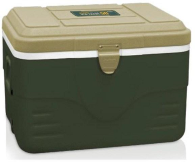 코멕스 캠핑 아이스탱크, 밀리터리 그린, 50L