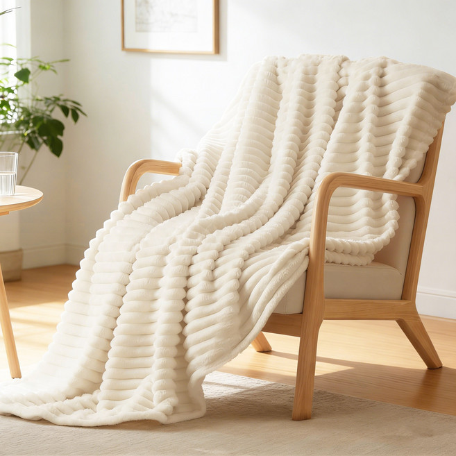 대형 사계절용 극세사 담요 부드러운 캠핑 사무실 펫용 겸 이불