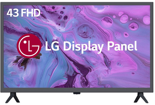 와우피프티 LED UHD FHD HD 스탠드형 TV LG패널이용, 고객직접설치, 43FHD, 109cm(43인치)