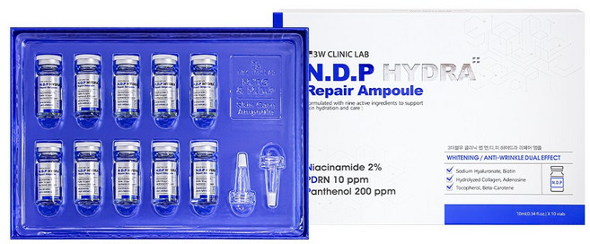 3W클리닉랩 N.D.P 하이드라 리페어 앰플, 10개, 10ml