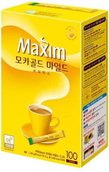(주)동서 커피 맥심모카골드커피믹스(100포)