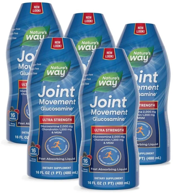 네이처스웨이 조인트 무브먼트 글루코사민 리퀴드 Nature's Way Joint Movement Glucosamine, 480ml, 5개 - 쿠팡