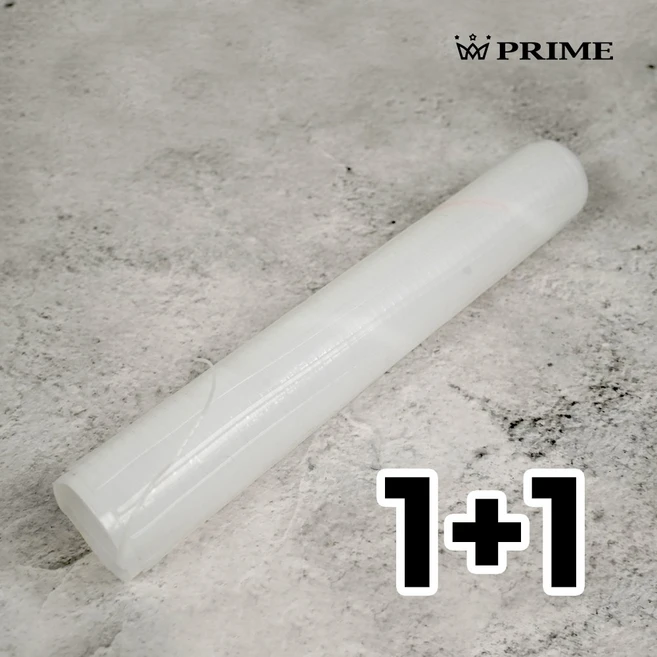 1+1 파크골프채 실리콘그립 그립커버 미끄럼방지 손잡이교체, 2개, 투명 - 쿠팡