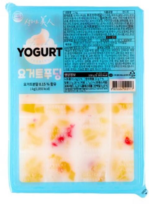 샐러드 미인 요거트 푸딩1kg, 1kg, 1개