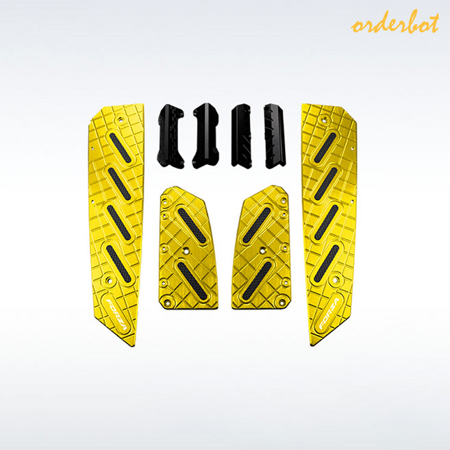 오더봇 포르자350 튜닝 발판 알루미늄 논슬립 신형 개조 forza300 모든연식, 골드, 1개