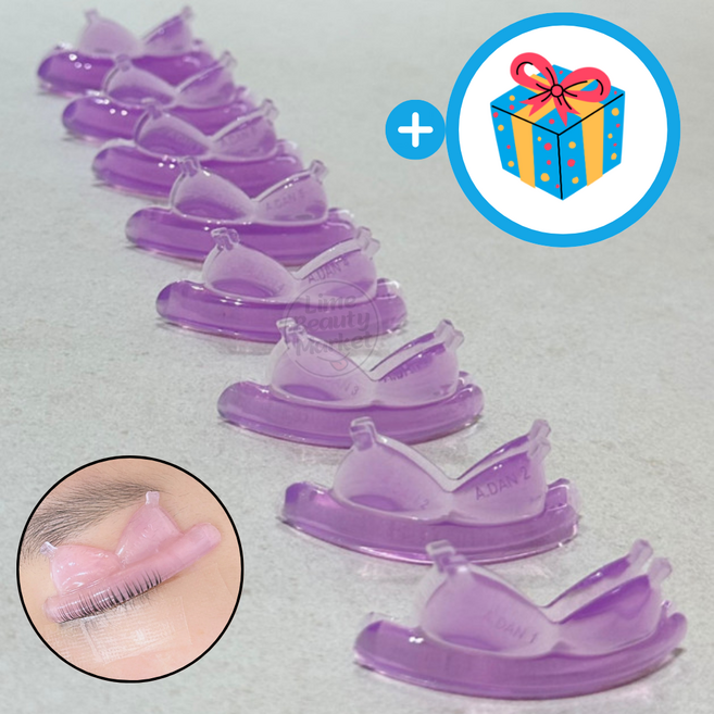 비키니롯드 업그레이드 쫀득이 물방울C컬 CU컬 아단뷰티 속눈썹펌롯드 무쌍커풀 쫀덕이, 1~4사이즈