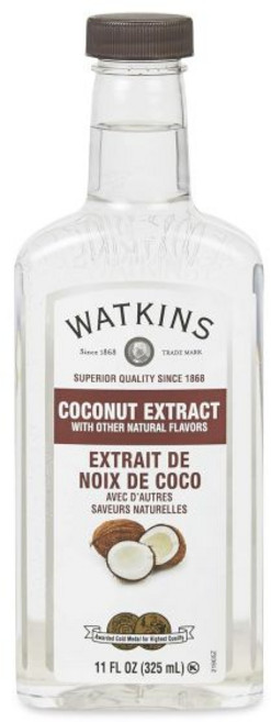 Watkins 왓킨스 클리어 바닐라 향 온스 병 1개 포장 방식이 다를 수 있음, 코코넛 추출물, 11 플 오즈 (1개 팩)