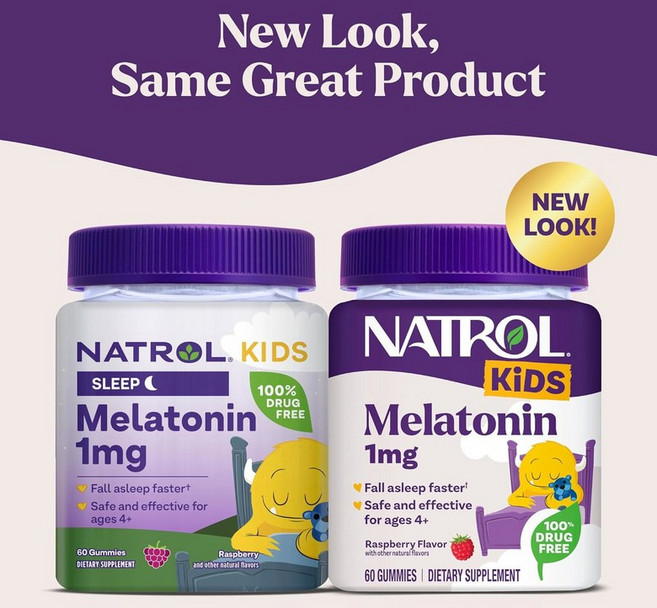 NatrolKids 과일향 젤리 식물혼합 Gummies 60개입, 2회분, 2개